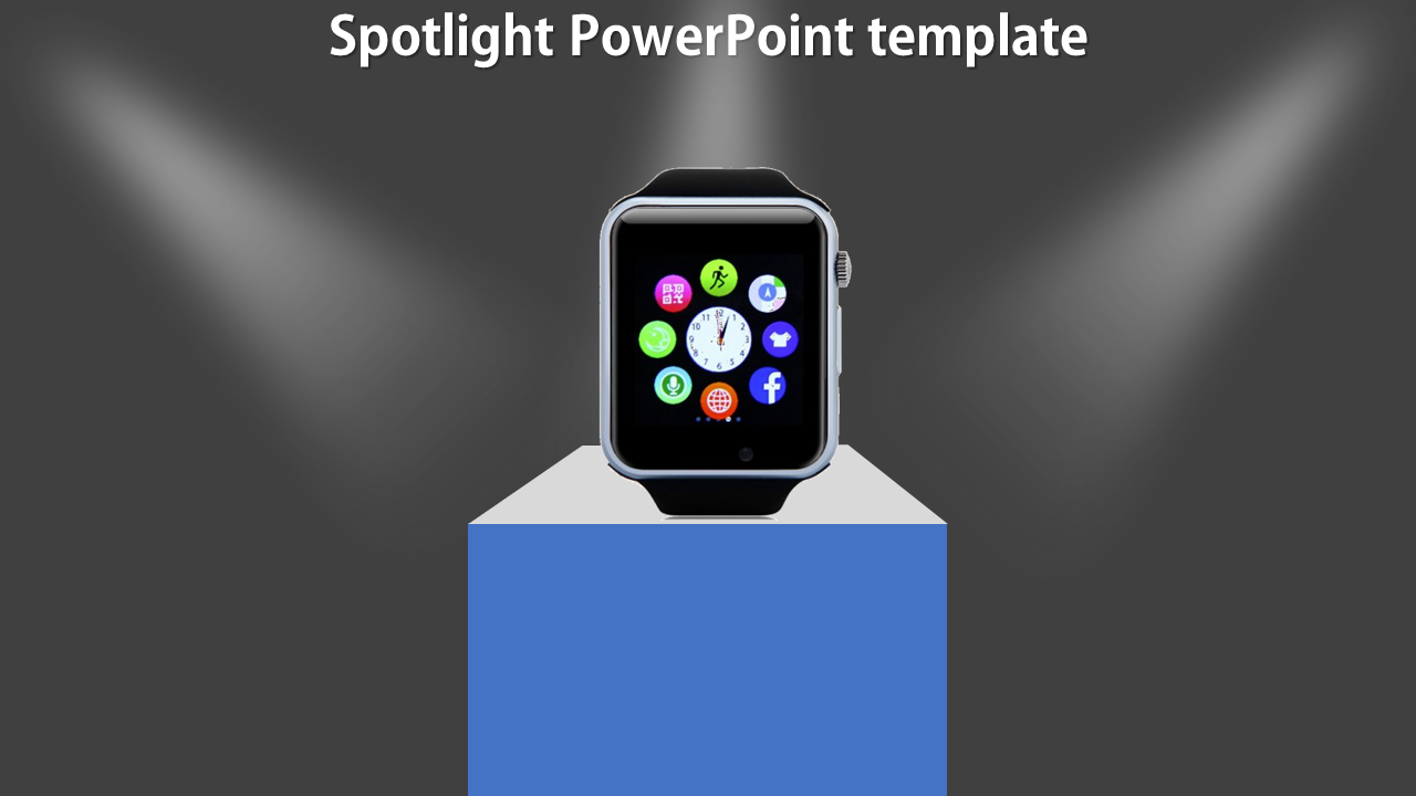 Affordable Spotlight PowerPoint Template Presentation